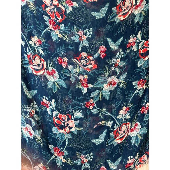 Vera Bradley Soft Fringe Floral Scarf 30"x72" Opaque Rose Toile NWT - Picture 1 of 5